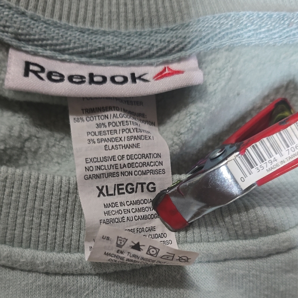 Reebok Sky Blue Pullover